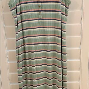 LOFT Multicolor Striped Knit Top